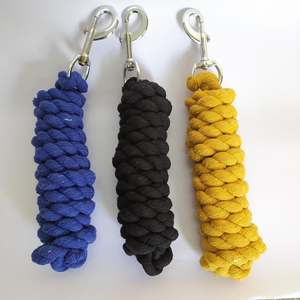 EquiElite Exports Cotton Nylon Lead Rope Horse Training <b>Lunge</b> <b>Line</b> Pet Leash Equestrian Equipment Soft Rein Durable Dog Cat 2 - Product Image 1