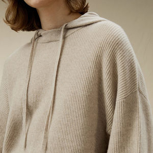 Vente en gros LOGO personnalisé sweat à capuche vierge respirant de haute qualité pour femmes en polaire douce avec fermeture éclair complète surdimensionné de haute qualité pour femmes à vendre - Product Image 6