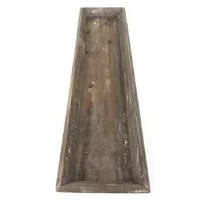 ถาดเสิร์ฟไม้สไตล์วินเทจลายหรูหราสำหรับเสิร์ฟอาหารที่บ้านโรงแรมรีสอร์ทเครื่องใช้บนโต๊ะอาหารสำหรับตกแต่ง - Product Image 5