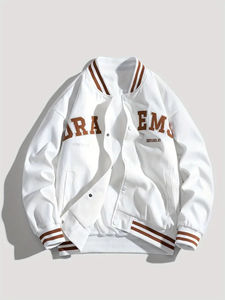Nueva mejor calidad hecha a medida para adultos y jóvenes de béisbol Letterman Versity chaqueta Color Fleece Versity chaqueta para hombres - Product Image 5