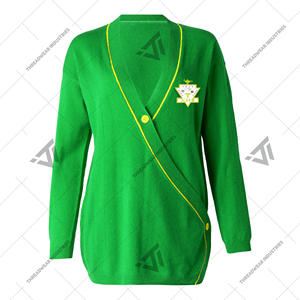 Cárdigan con botones bordados de Chi Eta Phi griego personalizado, suéter universitario, parafernalia griega - Product Image 1
