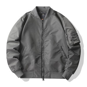 Chaqueta de Piloto MA-1 de Fábrica OEM ODM, Chaqueta Bomber con Bordado Personalizado, Ropa de Calle y para Exteriores para Hombre - Product Image 2