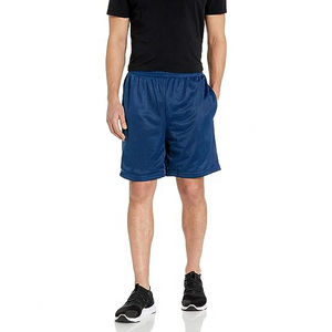 2025 Hot Selling Mesh Shorts Comfort Elastic Waistband Drawstring Solid Shorts Quick Pants Double <b>Layer</b> Mesh Shorts - Product Image 2