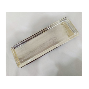 Exclusive Style Handmade Rectangle Shape Aluminum Serving Tray Fruit Display Tabletop Tray <b>Restaurant</b> <b>Hotel</b> Ware <b>Supplies</b> - Product Image 5