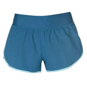 Pantalones cortos de gimnasio de verano para mujer, cintura elástica personalizada, diseño sin costuras de secado rápido para Yoga, deportes, entrenamientos, impresión personalizada sólida - Product Image 5