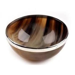 Cuencos de lujo de cuerno de búfalo pulido hechos a mano para decoración del hogar, para espumar jabón de afeitar, para alimentos, pulidos para múltiples usos - Product Image 2