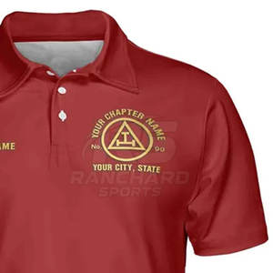 Camiseta Polo Masónica, Ropa Aprobada por los Miembros, Camiseta Polo Masónica Transpirable de Manga Corta - Product Image 6