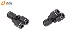 Conector Neumático de Empuje Rápido DFK Industrial Corp. para Tubo de PU, PE, Nylon de 10 mm de Diámetro, Aire, Agua, Vacío, Resistencia a la Presión de 1.1Mpa - Product Image 2