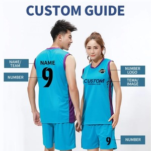 Conjuntos de voleibol para hombre y mujer, ropa de fútbol, camisetas de voleibol, pantalones cortos, uniformes, traje de entrenamiento, conjunto para correr - Product Image 4