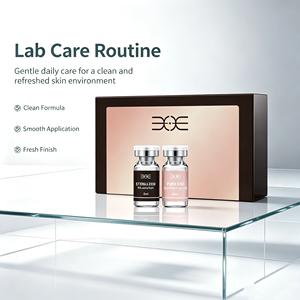 Pack d'ampoules de soin complexe aux exosomes : poudre lyophilisée et flacons de HA liquide stériles pour instituts de beauté - Product Image 3
