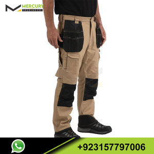 Pantalon de travail de sécurité multi-poches hi vis, hiver, vêtements de travail pantalons de travail hommes réfléchissant Hi Vis pantalons de travail - Product Image 5