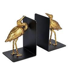 Extremos de libro con cabeza de pato de latón macizo Vintage, sujetalibros de latón, decoración del hogar de mediados de siglo, par de patos, gansos, decoración temática de latón - Product Image 5