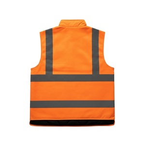 Vêtements de travail en polyester coupe-vent, uniforme de travail, veste de travail d'hiver coupe-vent avec poches, réfléchissante et de sécurité - Product Image 2