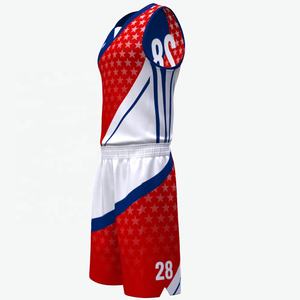 Uniformes de baloncesto de entrenamiento transpirable, nuevo aspecto, conjunto de baloncesto, Impresión de logotipo personalizado, conjuntos de camisetas de baloncesto universitario para hombres - Product Image 2