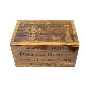 Personalized Cremation Urn <b>for</b> Human <b>Ashes</b> Wood Adult Male Urn <b>Box</b> <b>for</b> <b>Ashes</b> Adult Male Urn <b>for</b> Human <b>Ashes</b> - Product Image 3