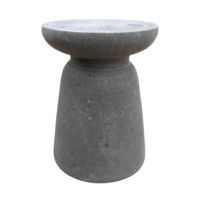 Nouvelle table d'appoint moderne en fibro-ciment et béton renforcé de fibres de verre, mobilier d'extérieur pour les zones de restauration des hôpitaux, utilisation extérieure