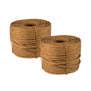 Cuerda trenzada de coco hecha a mano, cuerda de yute, cuerda de pesca de 100-200mm de Vietnam para proyectos al aire libre y manualidades - Product Image 1