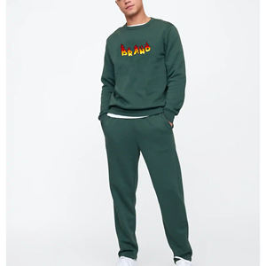 OEM/ODM 400 GSM survêtement de qualité supérieure à pull lourd logo imprimé personnalisé 100% survêtements amples en coton pour homme - Product Image 6