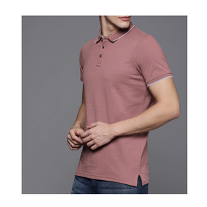 Alta calidad 100% algodón hombres para Polo camiseta impresión personalizada bordado OEM Logo diferentes colores 260 gramos liso en blanco - Product Image 4