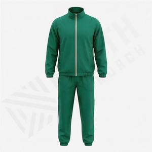 Survêtements pour hommes, unisexe, école, collège, adulte, microfibre, jogging, échauffement, vêtements de sport, sweat-shirt à fermeture éclair, vêtements de sport de gymnastique - Product Image 1