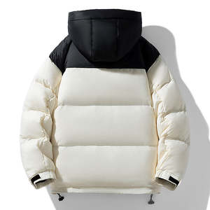 Veste en duvet légère en polyester imperméable à glissière et à bulles avec impression de logo sur mesure pour l'hiver vente en gros - Product Image 3