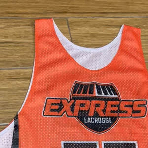 Pinnies de crosse réversibles personnalisés de haute qualité, vêtements de sport de couleur unie - Product Image 2