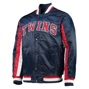 2025 Luxury Y2K Varsity Style Satin College Bomber Jacket para hombres OEM Proveedor al por mayor Stand Streetwear Pedidos a granel Chaqueta - Product Image 6