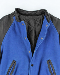 Chaqueta universitaria clásica de mezcla de lana para hombre para Chicago for Bulls Logo frontal Stand Collar Canvas Estilo vintage Ropa de moda deportiva - Product Image 3