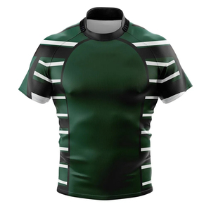 Último diseño Hombres Rugby Jersey de alta calidad totalmente personalizado cómodo Venta caliente tendencia superior Rugby Jersey con tarifa razonable - Product Image 1