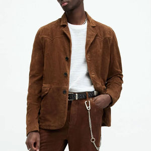 Chaqueta de Gamuza para Hombre de Alta Calidad, Material Genuino, Tallas Personalizadas, Precio al por Mayor - Product Image 1