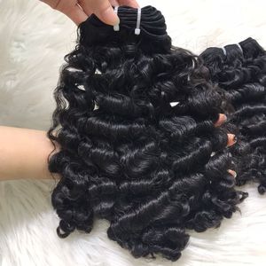 100% Extensiones de cabello rizado sin químicos Remy vietnamita natural La mejor calidad de lujo SDD Wave de Vietnam para mujeres negras - Product Image 2