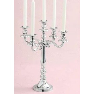New Classic 5 Arm <b>Candelabras</b> Aluminium Candle Stand Shinny Polished Candle Holder for Dining Table Decor <b>Candelabra</b> - Product Image 1