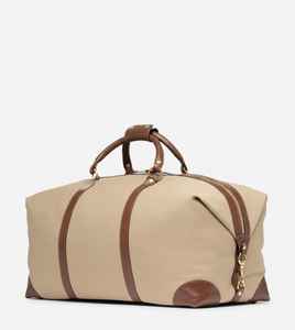 Sac de voyage de luxe en toile premium pour hommes et femmes, grand sac de sport, sac de sport, léger, résistant à l'eau, style vintage - Product Image 2