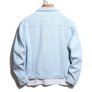 Manufacturer Factory Digital Printing Streetwear Vintage Men Custom Logo <b>Coat</b> Washed Cargo Designer <b>Denim</b> Jacket - Product Image 3