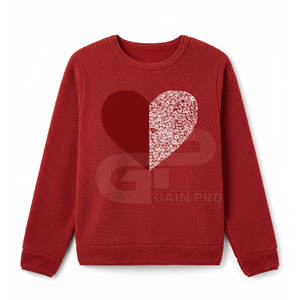 Sudadera inspirada en San Valentín, estilo cálido y cómodo, ideal para conjuntos de invierno, moda casual y para regalo. - Product Image 6