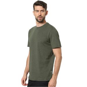 T-shirt de sport pour homme en coton 100% uni, manches courtes, col rond, de haute qualité, vêtements de rue décontractés d'été, haut décontracté avec logo - Product Image 4