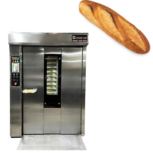 Four rotatif facile à utiliser à 24 plateaux avec certificat Iso Altuntop Trolley 30Kw/H Four à pizza commercial à gaz Kien An Manufacturer - Product Image 1
