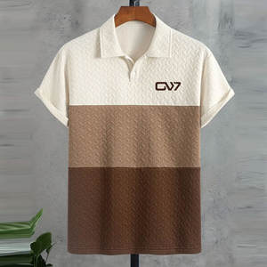 เสื้อโปโลแฟชั่นผู้ชาย, เสื้อโปโลผ้าฝ้ายผ้าคอตตอนเสื้อยืดผู้ชายสไตล์ใหม่ - Product Image 2