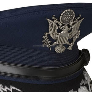 Gorra DE LA Fuerza Aérea Unisex al por mayor para conductores y conductores logotipo personalizado accesorios de tela genuina para adultos - Product Image 3