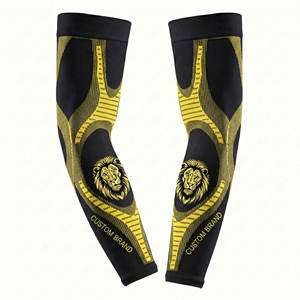 Manchons de compression pour bras en gros, conception originale, respirants, protection UV, pour la gym, la course, le cyclisme, soutien musculaire, OEM ODM - Product Image 1
