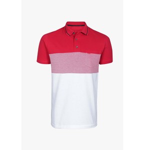 Tendance estivale Vêtements de sport pour hommes Polo à manches courtes Premium Looks pour hommes/Polo en or Polo de travail à panneaux pour hommes - Product Image 2