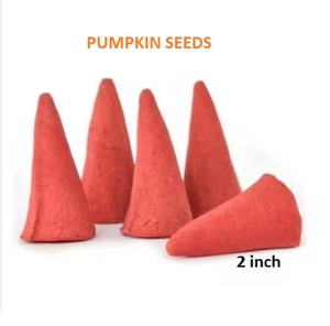 Conos de incienso de semillas de calabaza naturales Suministro al por mayor de conos de incienso de la mejor marca (rojo) - Product Image 1