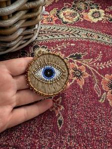 PRAO's Red Reisin Butterfly & Heishi Beads Thread Bracelet Fashion Charm Jewelry - Product Image 3