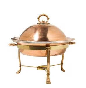 Gran plato de frotamiento de acero inoxidable para Buffet, calentador de alimentos para catering para bodas, hoteles, restaurantes, fiestas, banquetes - Product Image 2