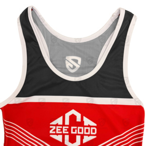 Wholesale Wrestling <b>Singlet</b> Custom Low Price Quick Dry Classic Lightweight Fabric Sublimation for Wrestling <b>Singlet</b> - Product Image 4