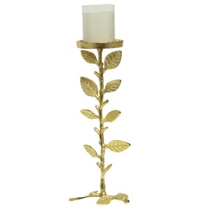 Premium Quality Leaf Style Aluminum Candle Stand Home & Hotel Wedding Decorative Holder - Product Image 4