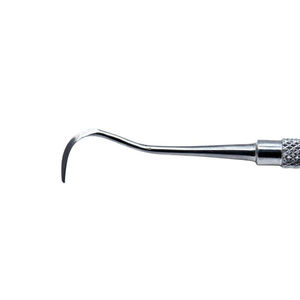 QNQ Ensemble de curettes Gracey en acier inoxydable de haute qualité Instruments d'hygiène dentaire manuelle Double extrémité postérieure antérieure - Product Image 6