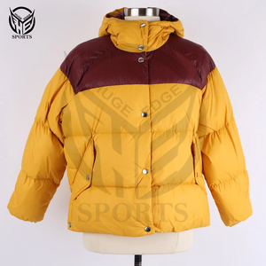 Chaquetas gruesas con logotipo personalizado para hombre, chaqueta acolchada impermeable con cremallera de invierno, prendas de vestir cálidas para invierno - Product Image 1