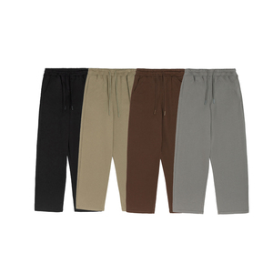 Logo personnalisé Joggings baggy surdimensionnés de haute qualité Pantalons de survêtement unisexes personnalisés Pantalons décontractés à jambe droite pour hommes - Product Image 2