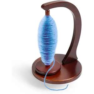 Yarn Holder for Knitting and Crocheting Crochet Gift for Knitting Lovers <b>Wooden</b> Yarn Spinner for Crochet from Indian Exporter - Product Image 5